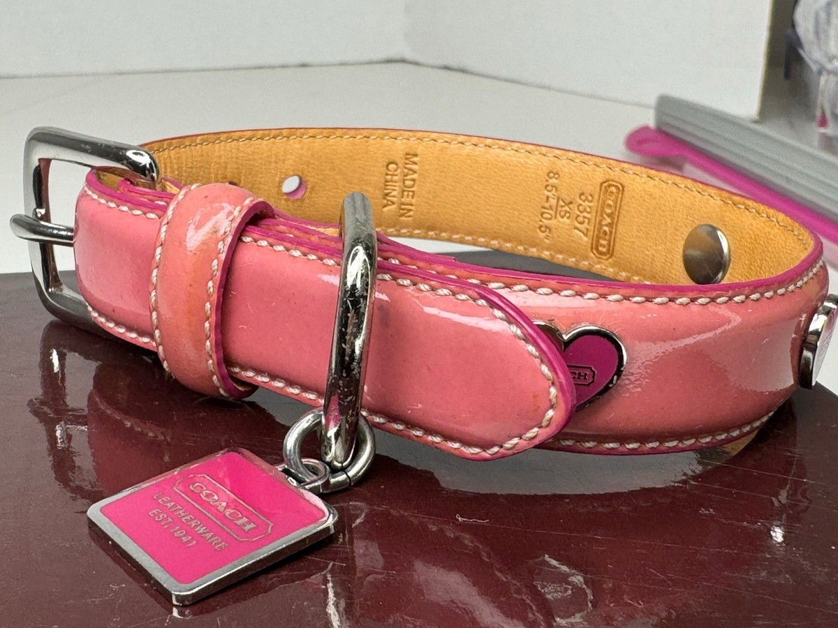 Coach Patent Leather Pink Vintage Y2K XS Extra Small 8.5  display picture 1
