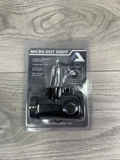 Aim Sports RTDT125 Micro Dot Matte Black 1x20mm Red/Green Illuminated And Mount