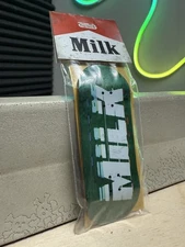 Milk Fingerboard 34mm 2% Tail Deck Green Rare Dude Guy FB Blackriver Beast Pants
