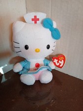Ty Beanies Babies Sanrio Hello Kitty I Love Japan Dress with Tag 6.5" 2011 Plush