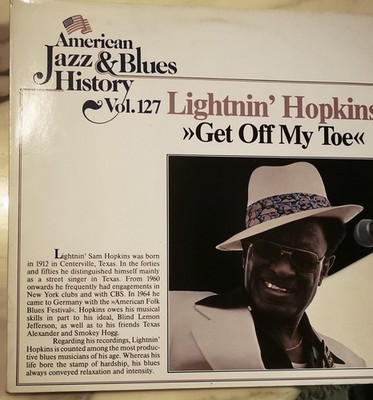 Lightnin Hopkins Get Off My Toe VG+++ Tobacco Road Vinyl LP