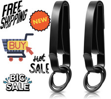 2 Pack Duty Belt Key Holder, Quick Release Key Ring Clip, for Police Law