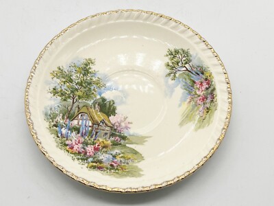 VINTAGE STAFFS TEASET CO LTD PLEX ST POTTERY TUNSTALL HAND PAINTED