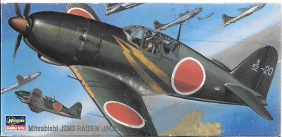 Hasegawa Mitsubishi J2M3 RAIDEN (JACK) in 1/72 