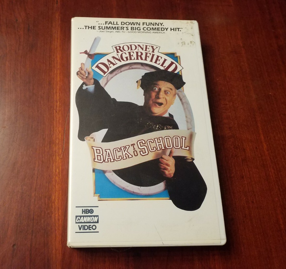 Back To School (1986) VHS Cult Comedy Rodney Dangerfield HBO