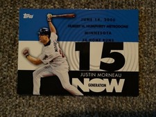 2007 Topps Generation Now Insert #GN131 Twins Justin Morneau Baseball Card