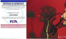 CAMILO SIGNED 4x4 PHOTO + PSA COA