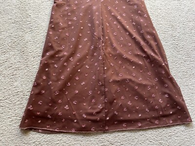 silk dress brown Aeropostale Size Medium Orange Top – Wear it Well Boutique