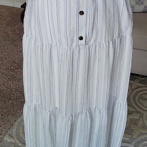 Ann Taylor Tiered Flare Dress Size 12 - Picture 3 of 11