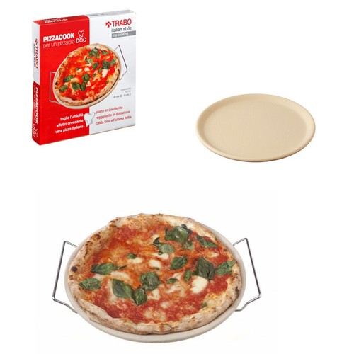 Imperdibile pietra refrattaria con supporto manica inox piatto pizza da  forno | eBay