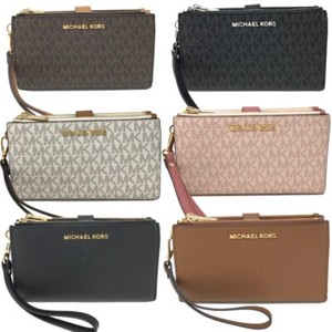 Michael Kors MK Jet Set Travel Double Zip Phone Wristlet Wallet - Click1Get2 Offers