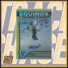 2022-23 Panini Flux Basketball Max Christie Equinox Autographs Gold 09/10 RC