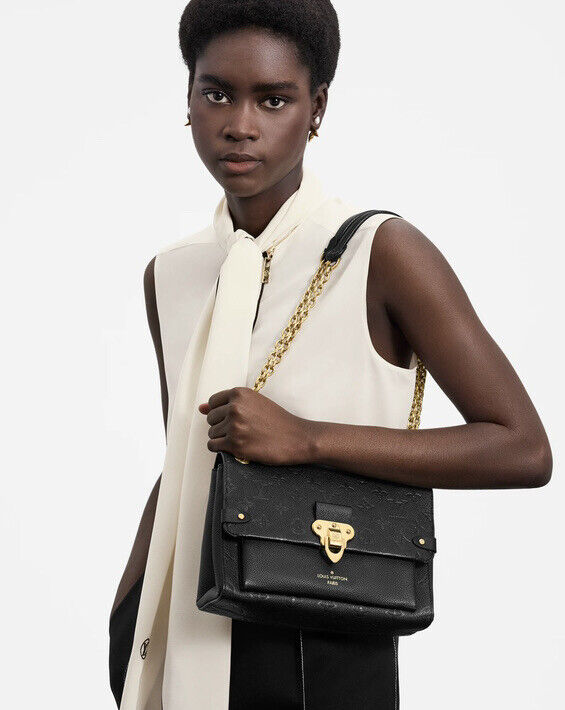 Louis Vuitton Vavin Shoulder Bag PM Black Leather | eBay Louis Vuitton Vavin Shoulder Bag PM Black Leather | eBay