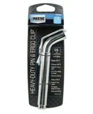 Reese Towpower Heavy-Duty Chrome Hitch Pin & Ergo Clip ( 7081600 ) ~ Free S/H