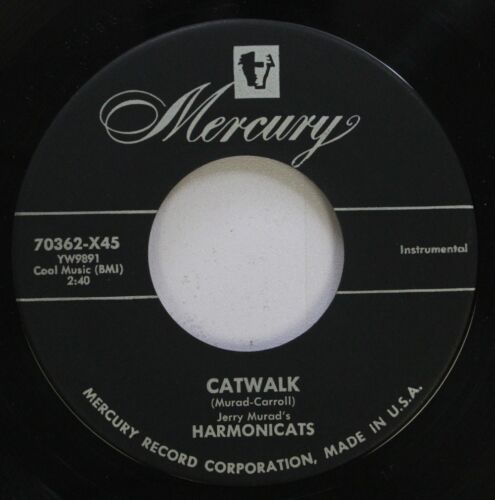 Jazz 45 Harmonicats - Catwalk / Hora Stacato On Mercury - Picture 1 of 2