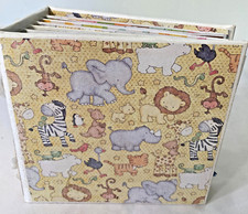 BABY SHOWER Handmade 6x6 Scrapbook Album 12 Pgs ea w pull out Just Add Pictures