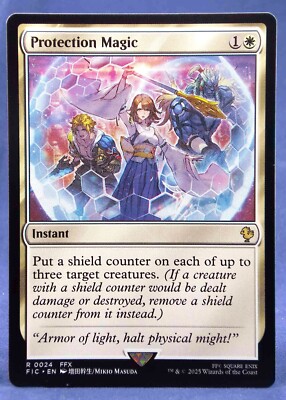 Protection Magic - MTG - Commander: Final Fantasy - Excellent NM