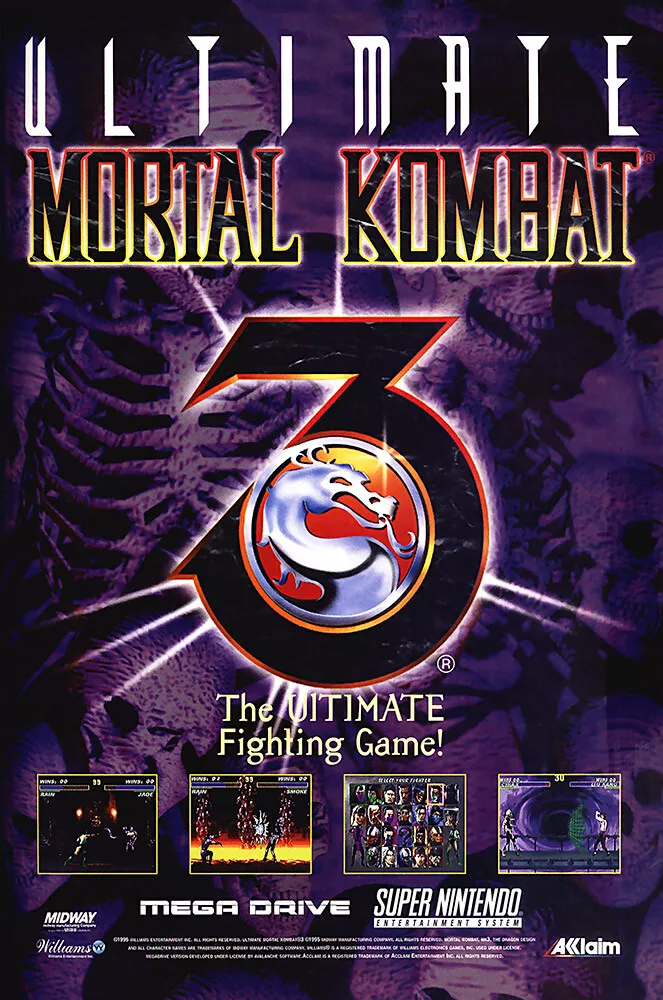 Ultimate Mortal Kombat 3 Arcade Game