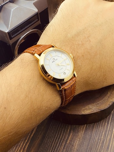 Orologio da polso meccanico russo vintage POLJOT 2628 17 gioielli URSS #5991 - Foto 19 di 20