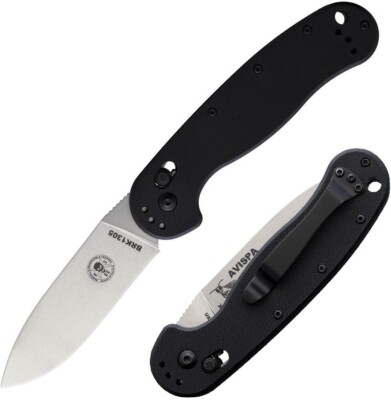 BRK Designed by ESEE Folding Knife 3.5'' Bohler M390 Steel Blade Black G10 Handle
