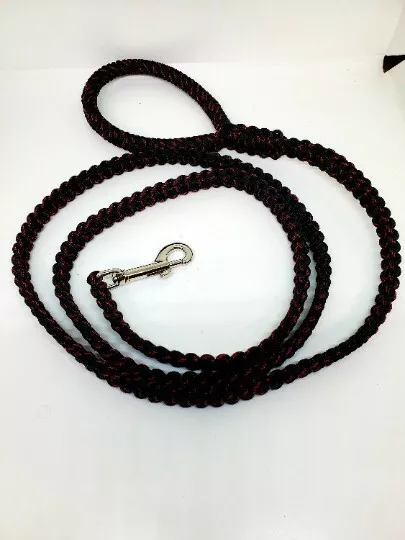 Thin Red Line 550 Paracord Dog Leash Handmade