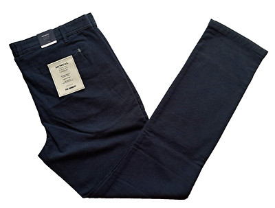 MCNEAL Herren Chino Hose 54 W38 L34 slim fit organic BW Stretch d.blau UVP69,99 