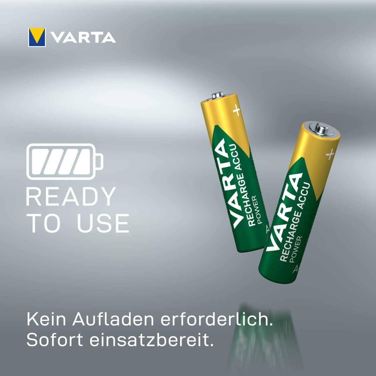 4 x Varta Power Akkus AAA 800mAh Micro für z.B. Telefon Gigaset Accus NEU 2024