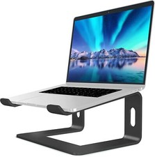 Soundance Aluminum Ergonomic Laptops Elevator Stand For 10-15.6 Inch PC Black