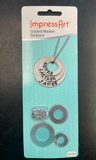 Impressart Stacked Washer Necklace Metal Stamping Jewelry Making