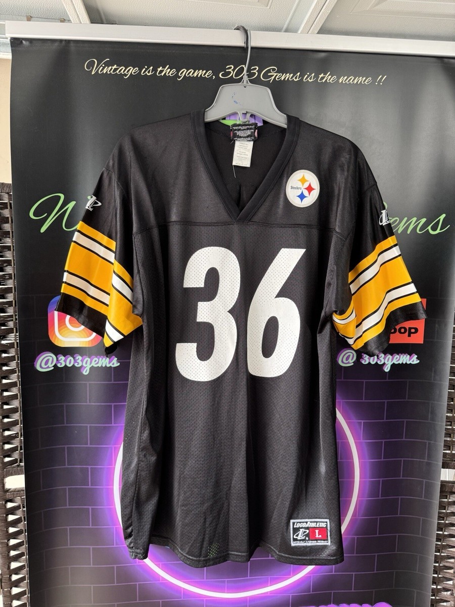 Vintage Pittsburgh Steelers #36 Jerome Bettis Authentic NFL Football Jersey