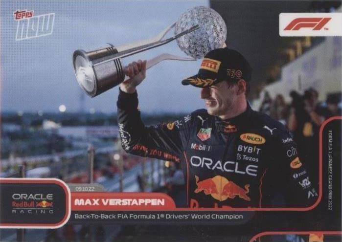 2022 Topps Now F1 - Max Verstappen #063 for sale | eBay