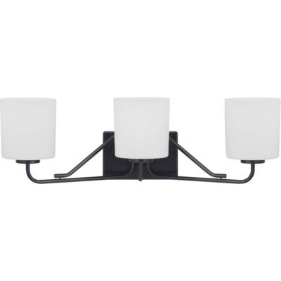 Progress Lighting P300220 Black Tobin 3-Light 26''W Bathroom Vanity Light