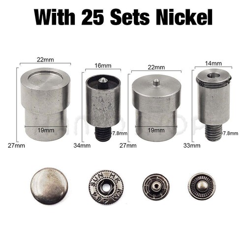 Snaps Buttons Dies Metal Buckle Installation Mould for Hand Press Fasteners - Picture 12 of 27