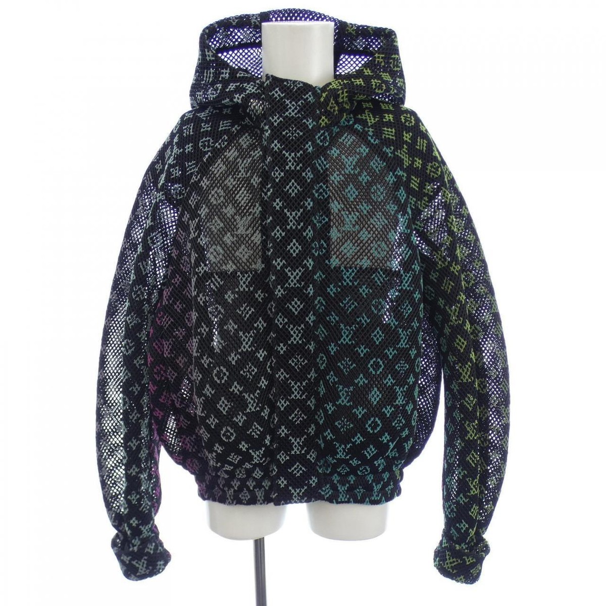 ジャケット・アウター LOUIS VUITTON LOUIS VUITTON Varsity Jacket GrayxWhite 48(Approx. L