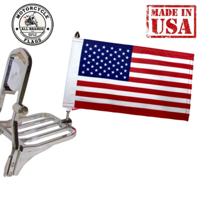 Motorcycle Biker Flag, Highway Speeds, 6''x9'' Flag, USA Made (American)