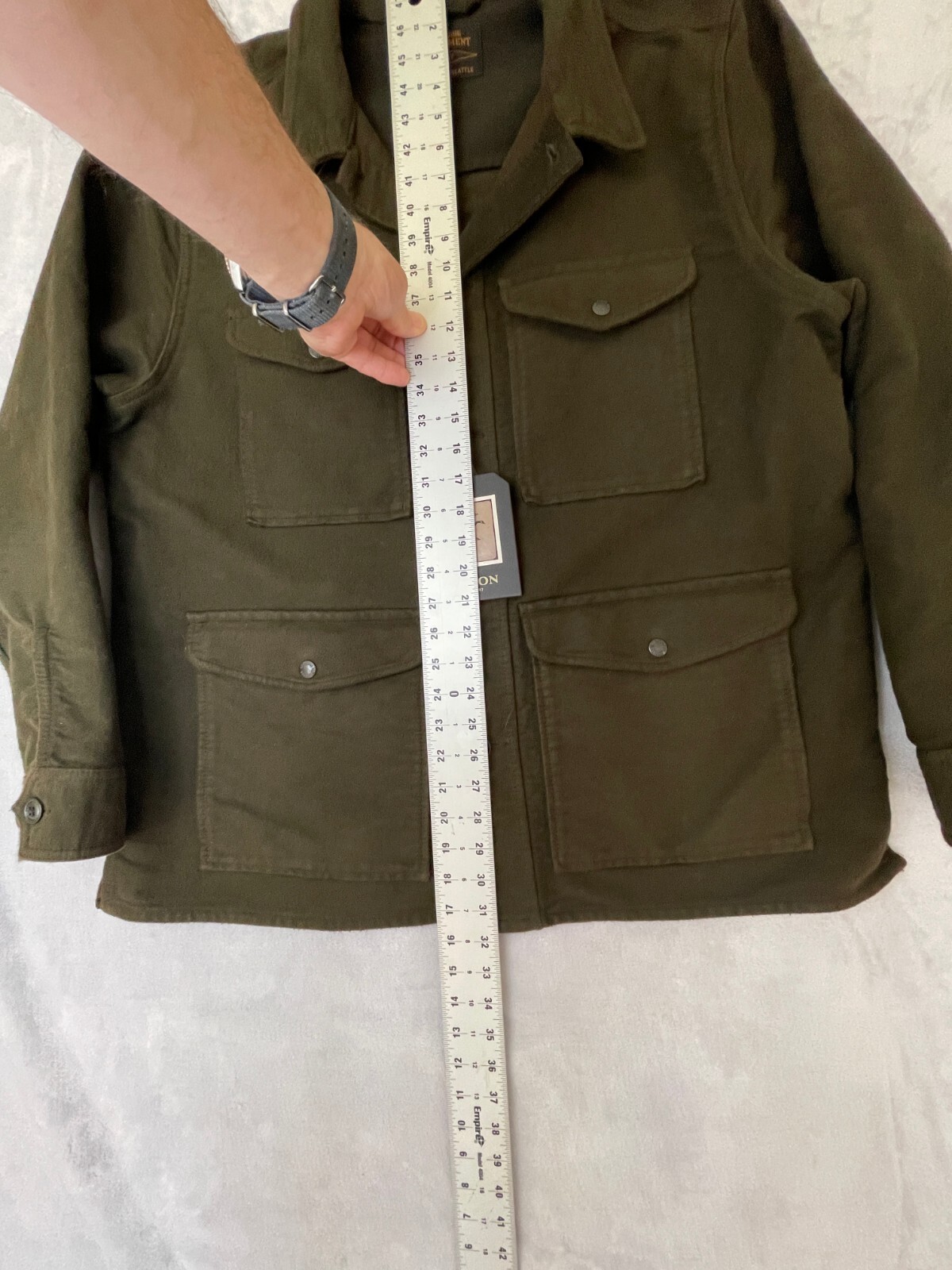 NWT Filson Vintage Wash Moleskin Work Coat XL 20264378 eBay