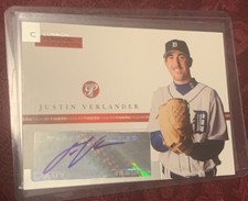Justin Verlander 2005 Topps Pristine AUTO RC #d / 497, Tigers / Astros PEC-JV
