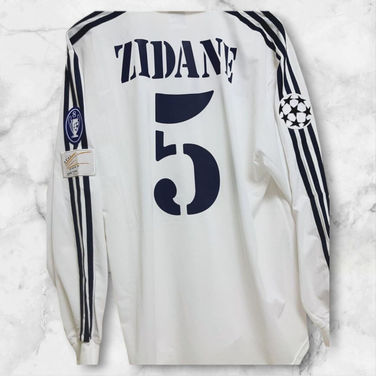 Zidane Real Madrid 01/02 Home Jersey Jersey L Long Sleeve CL Zidane Real Madrid 01/02 Home Jersey Jersey L Long Sleeve CL