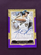 Matt Olson | 2021 Topps Five Star Purple Auto 03/50 | Athletics Braves