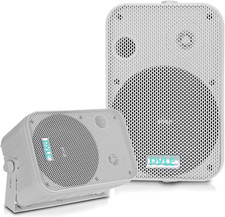 2 Way Speaker System Pair - 500W Peak Power 16.51Cm Passive Weatherproof Wall /
