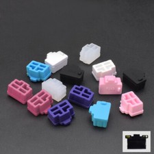 RJ45 Dust Plug Anti Dust Cover Cap Silicone Protector Computer Router Universal