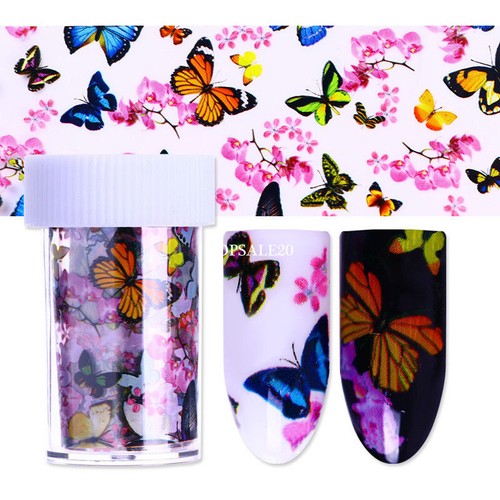 Holographic 3D Nail Art Foil Dream catcher,Flower Nail Art Transfer Stickers - Picture 9 of 14