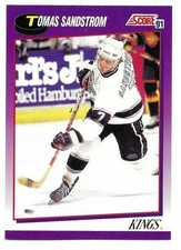 TOMAS SANDSTROM 1991-92 SCORE CARD NEAR MINT CONDITION