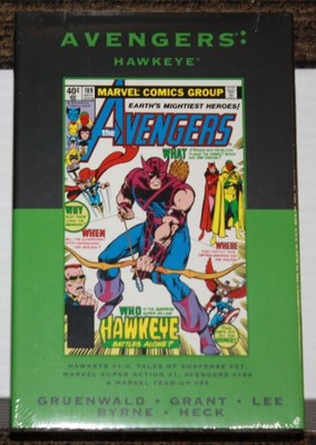 Marvel Premeire Classic Avengers: Hawkeye HC - DM  800 PR - NEW SEALED Gruenwald
