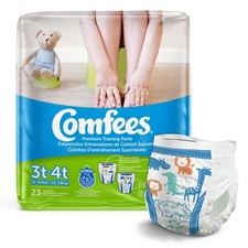 Comfees Training Pants, 12-Hour Protection, Male Toddler, 3T   4T, 32 to 40 lbs.
