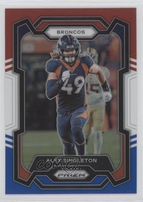 2023 Panini Prizm Red White & Blue Prizm Alex Singleton #84 uk2
