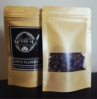 Premium Infused Dried Blue Lotus Flower | Nymphaea Caerulea | Aromatic & Potent