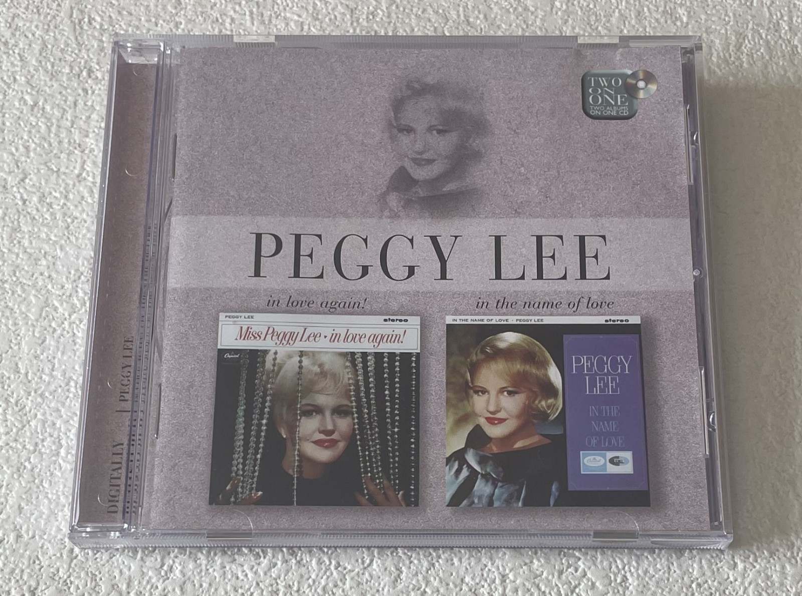 PEGGY LEE ~ IN LOVE AGAIN! / IN THE NAME OF LOVE ~ 1999 UK 23-TRACK CD ALBUM