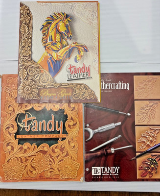 3 Tandy Leather Factory Leathercraft Catalog #190 - 2016 & #135 & #138 1990s