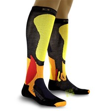 X-Socks Motorradsocken Sportsocken Strümpfe SUPER CROSS schwarz/gelb Gr. 39-41